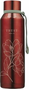 Waterfles Trust rood