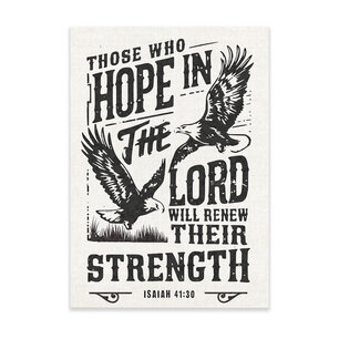Poster 'Hope in the Lord' A3
