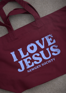 Shoppingbag - Jesus loves me 