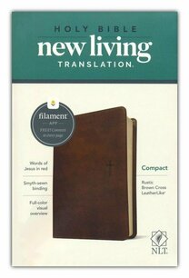 NLT Compact Bible rustiek bruin
