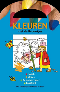 Kleuren met de B-boekjes blauw