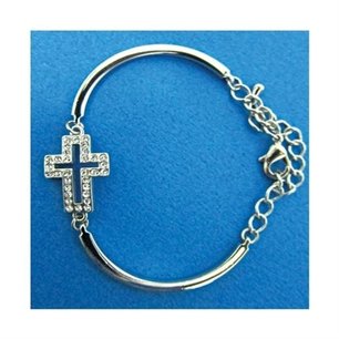 Armband - Kruis met glaskristal Armband - Kruis met glaskristal