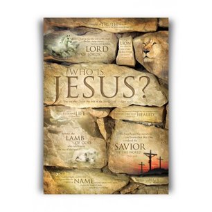 Poster A3 formaat Who is Jesus?