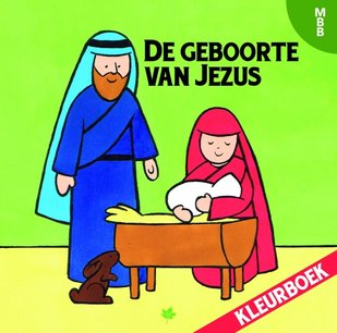 De geboorte van Jezus kleurboek